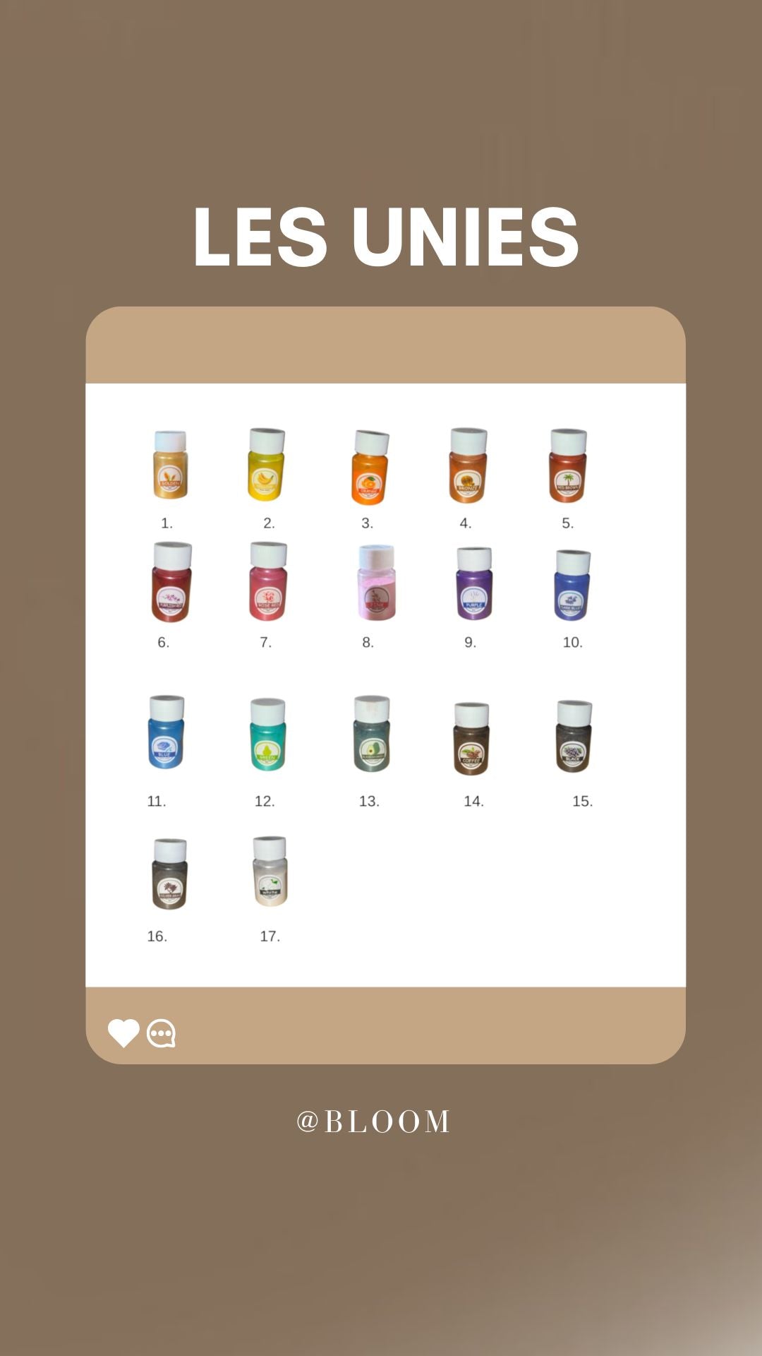 Collection Flora - Les Interchangeables sans créoles