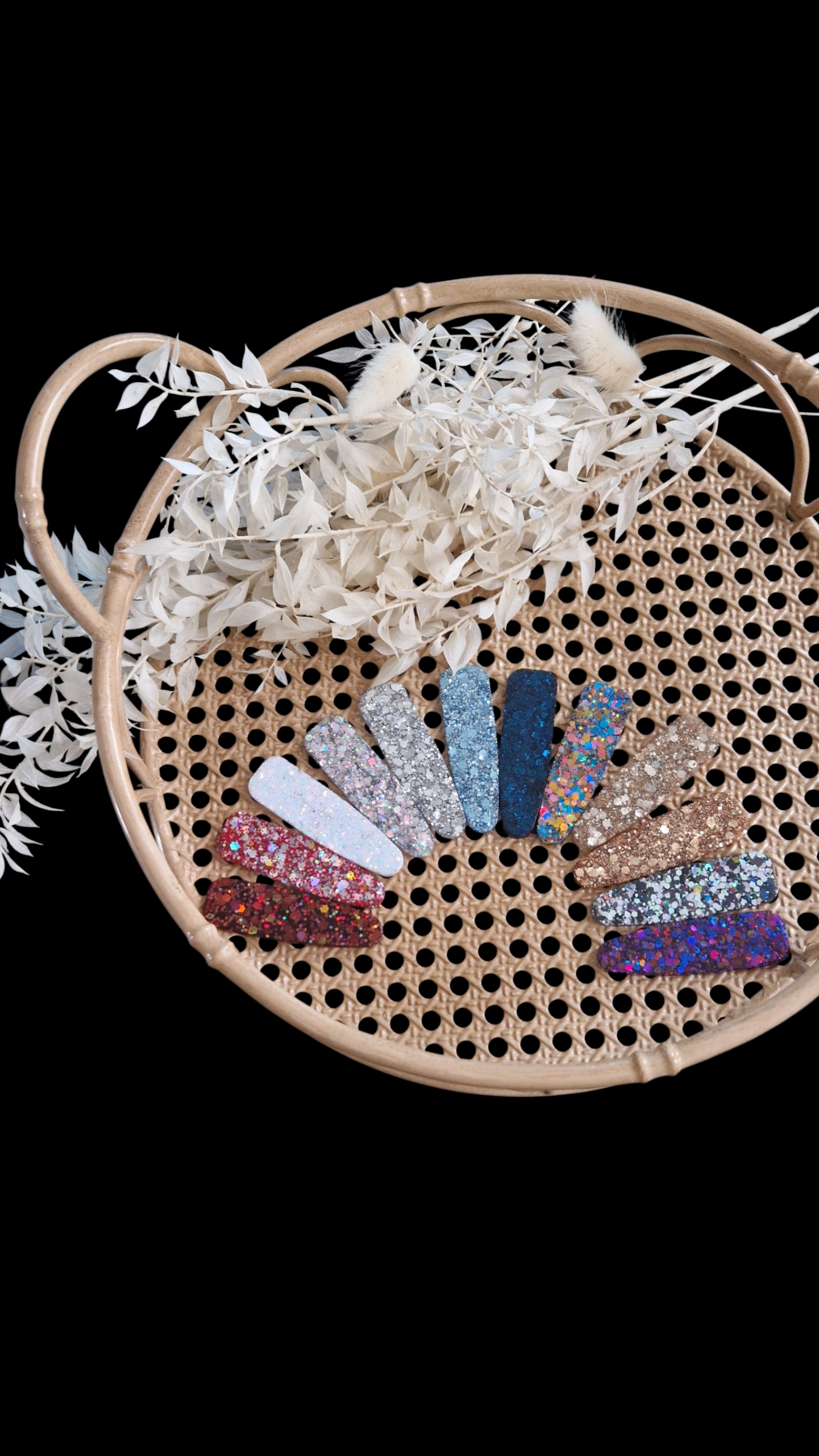 Collection Barrettes - Les Scintillantes - Barrette Goutte Plaque