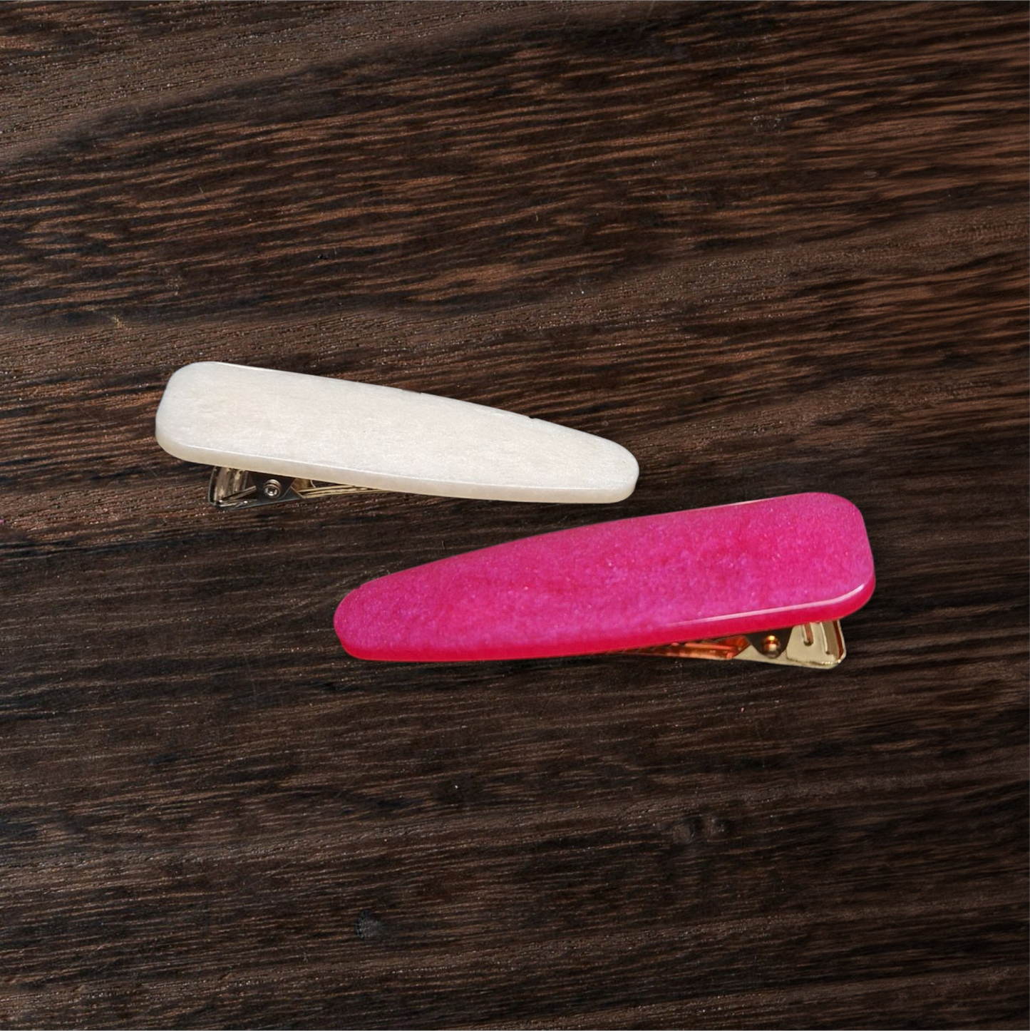 Collection Barrettes - Les Unies - Barrette goutte plaque