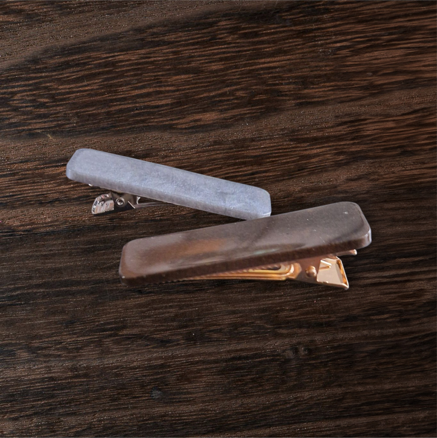 Collection Barrettes - Les Unies - Barrette rectangle plaque