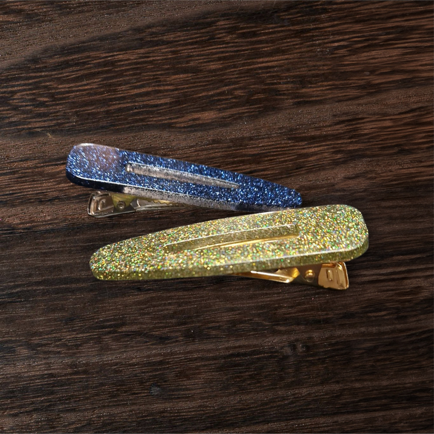 Collection Barrettes - Les Petites Paillettes - Barrette goutte Grand Modèle