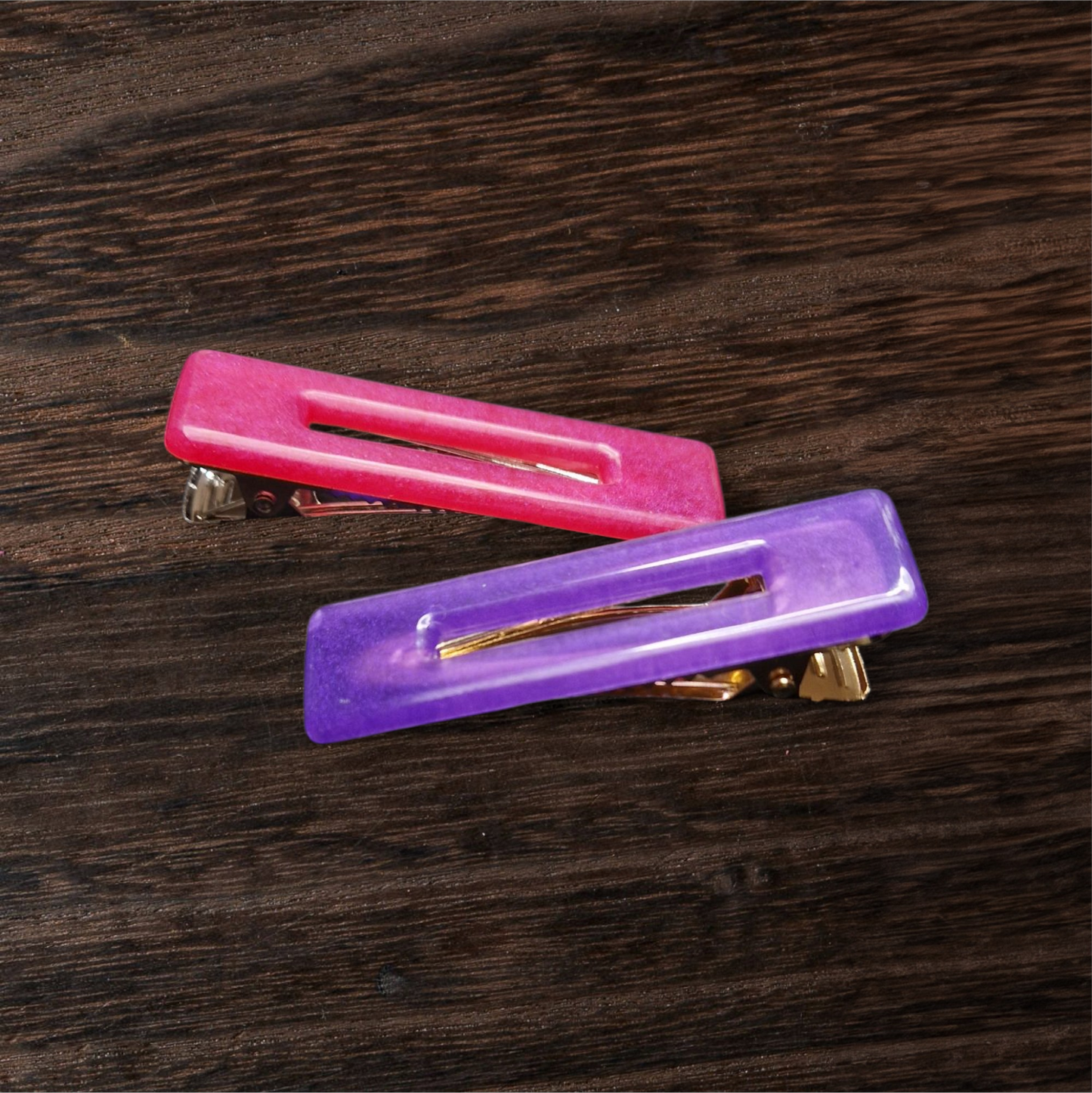 Collection Barrettes - Les Unies - Barrette rectangle Petit Modèle