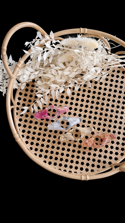 Collection Accessoires Fleurs Séchées - Bague de lecture losange