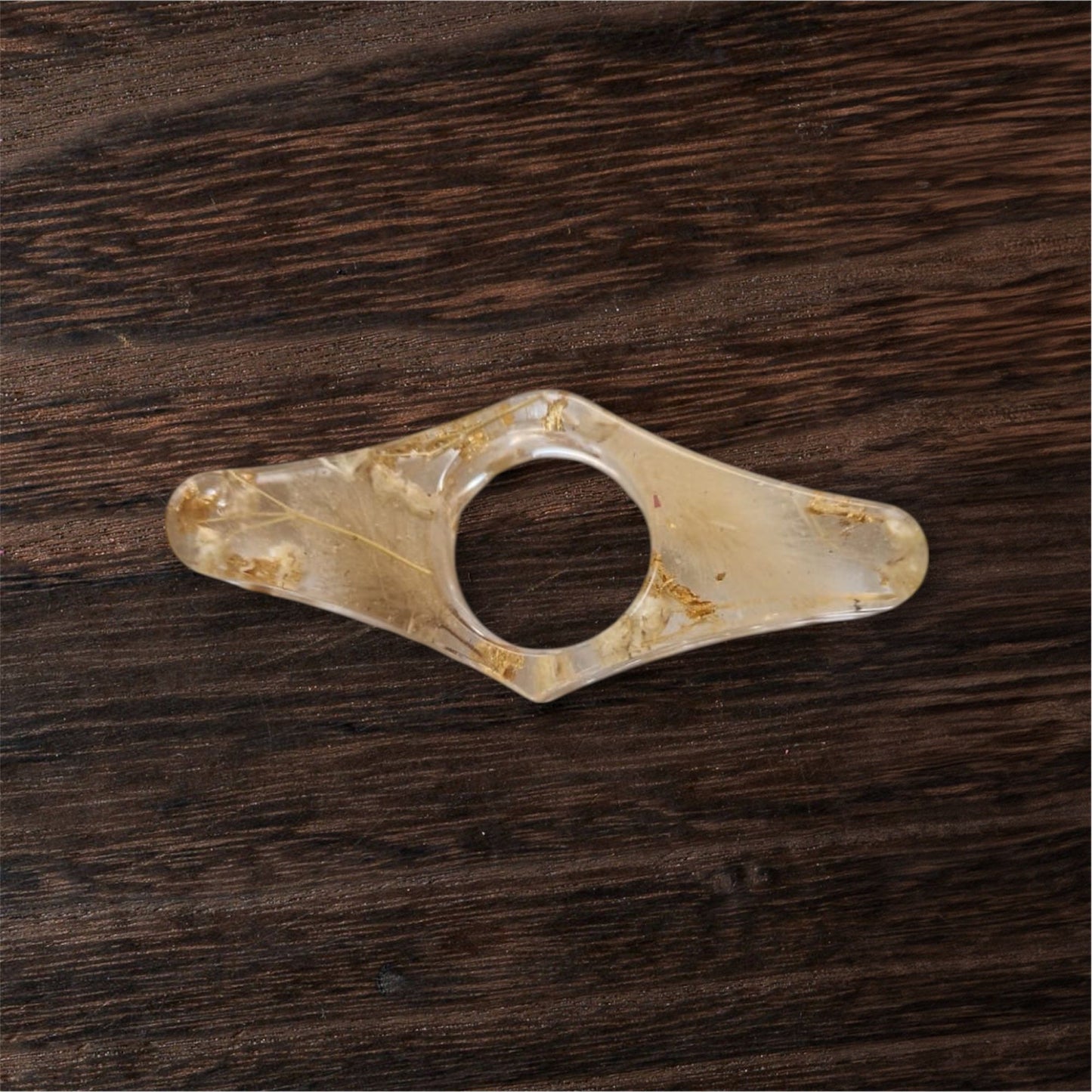 Collection Accessoires Fleurs Séchées - Bague de lecture losange