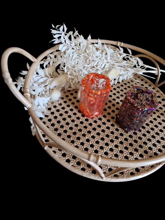 Collection Accessoires Pailletée - Vase porte-crayon