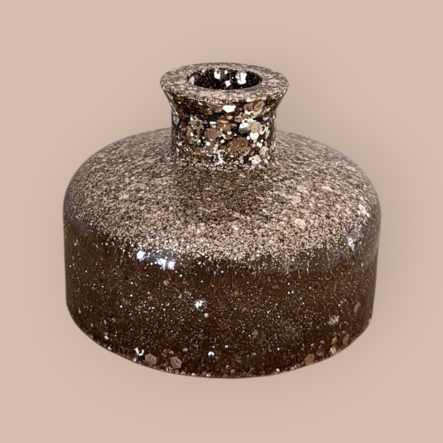 Collection Accessoires Pailletée - Vase bougeoir